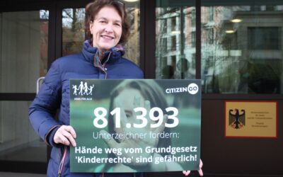 Demo Für Alle-Besuch beim Justizministerium: Keine „Kinderrechte“ ins Grundgesetz!